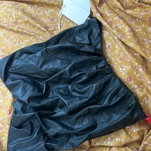NWT Helmut Lang Faux Leather Tube Top Size Small